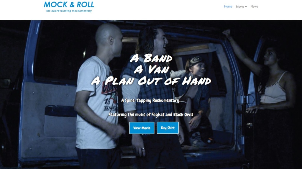 Mock and Roll Website Example